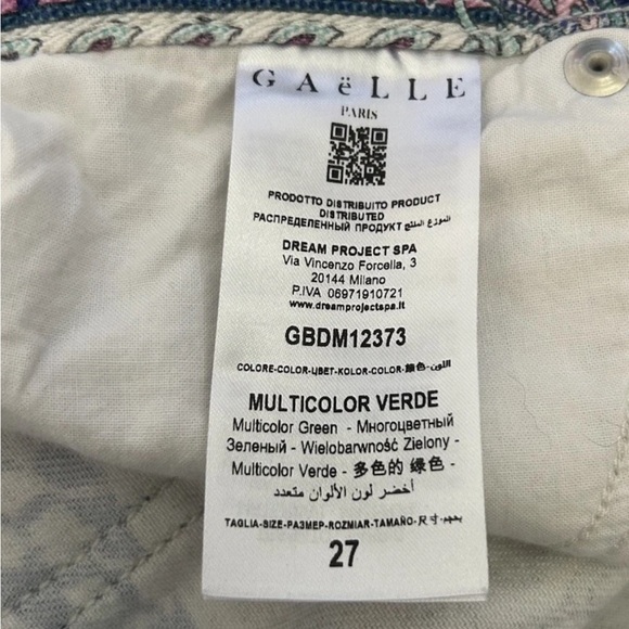 Gaëlle Paris Boho Paisley Patchwork Shorts Women’s Fringe Hem Festival Vibe - Picture 11 of 12